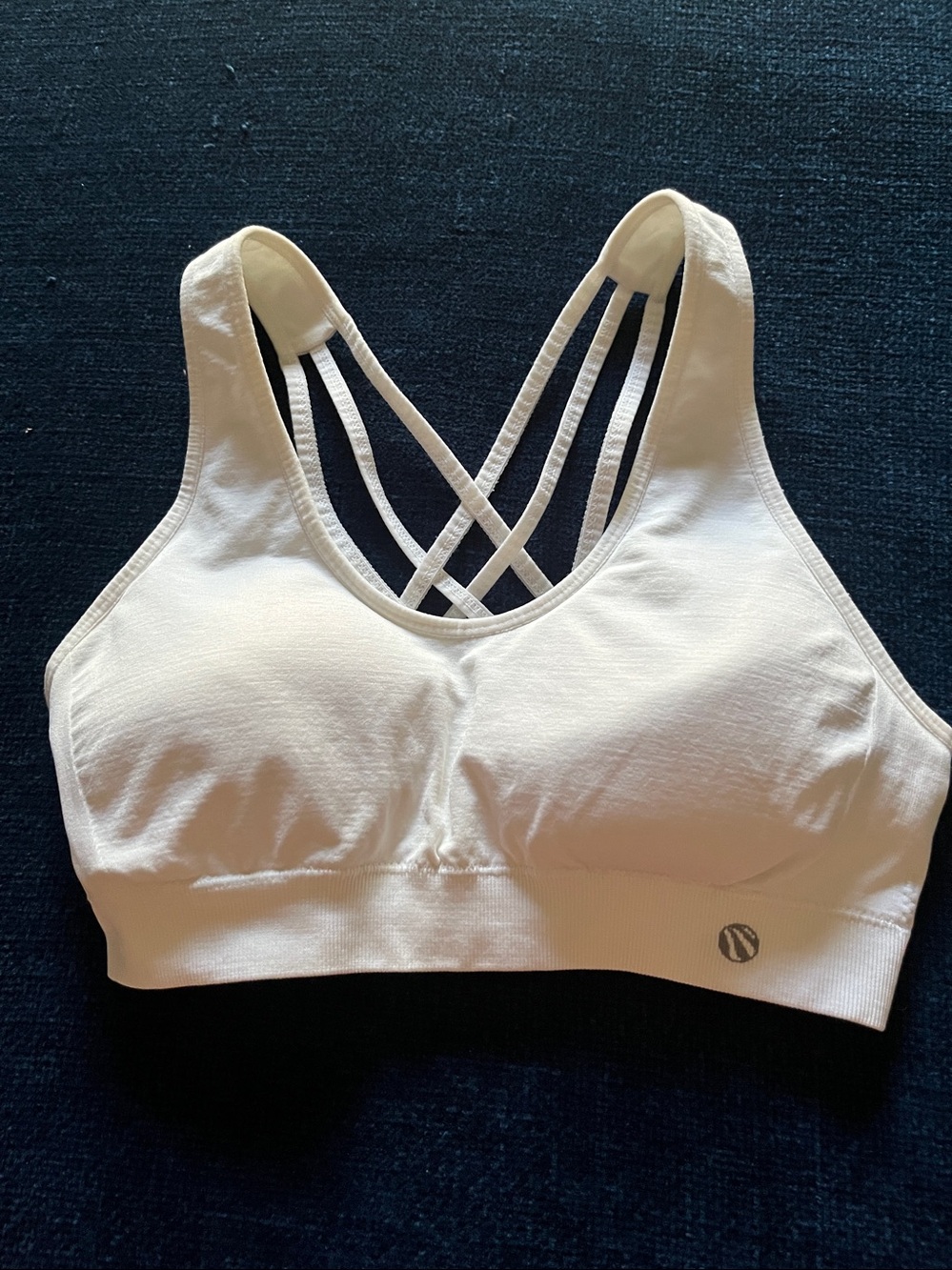 EUC MARIKA Strappy Racerback Size M/34C-36B Sports Bra